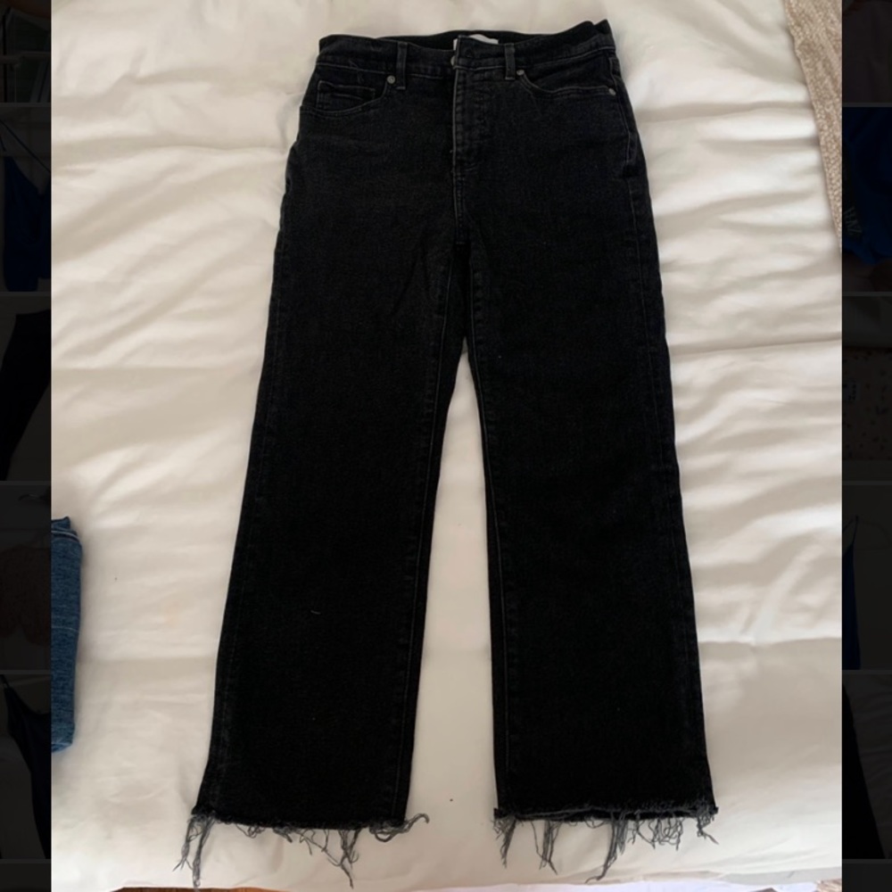 Loft Black Cropped Jeans
